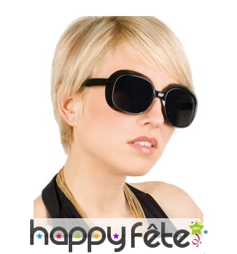 Lunettes julie noires, monture noire