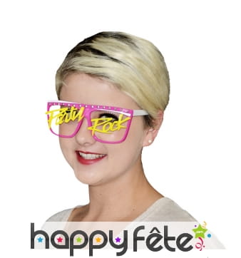 Lunettes party rock sans verre