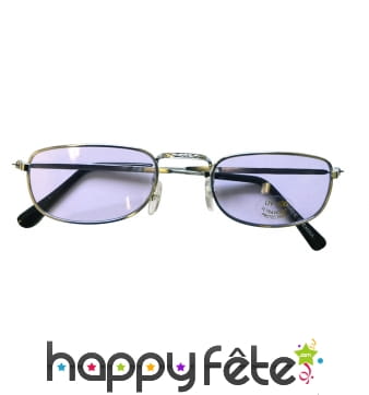 Lunettes rectangulaire style rétro