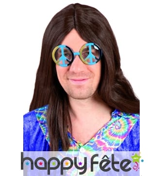 Lunettes symbole hippie