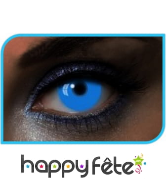 Lentilles UV bleues