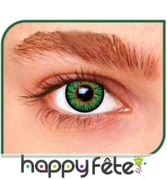 Lentilles yeux turquoises