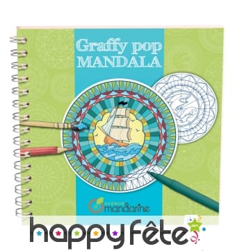 Mandala à colorier, modèles masculins