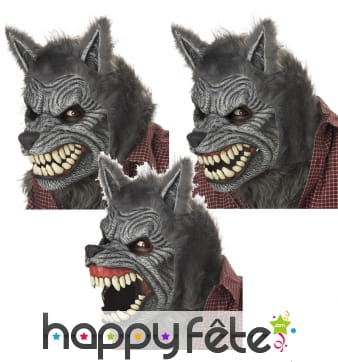 Masque articulé de loup garou