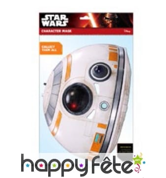 Masque bb-8 star wars en carton plat