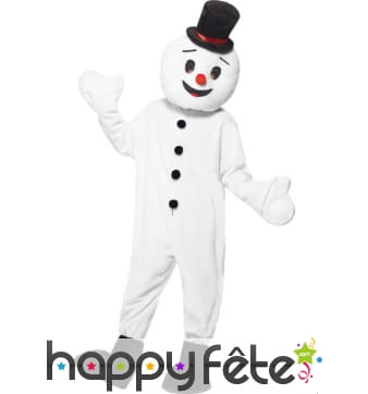 Mascotte bonhomme de neige