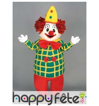 Mascotte clown de cirque