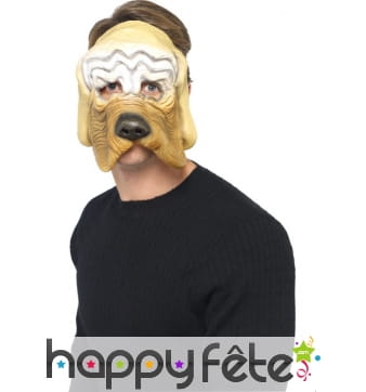 Masque chien latex