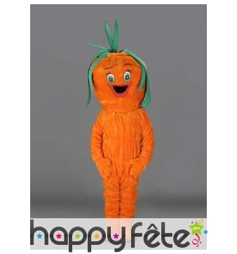 Mascotte carotte orange