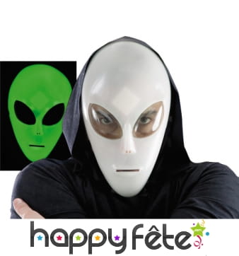 Masque d'alien rigide