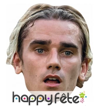 Masque de Antoine Griezmann en carton plat