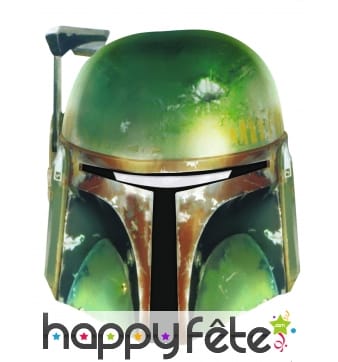 Masque de Boba Fett en carton plat