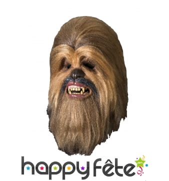 Masque de Chewbacca complet, officiel