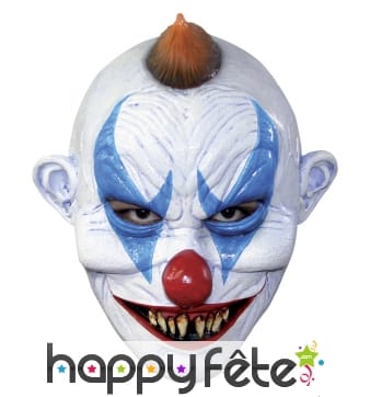 Masque de clown aux dents poitues