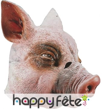 Masque de cochon complet