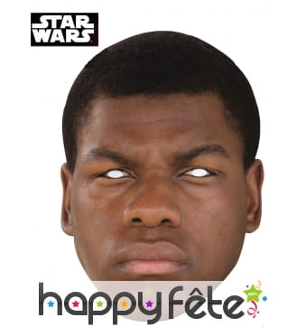 Masque de Finn en carton, Star Wars 7