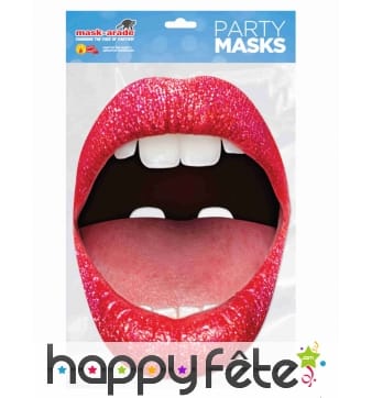 Masque de grande bouche ouverte pour adulte