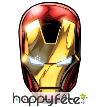 Masque de ironman BD en carton