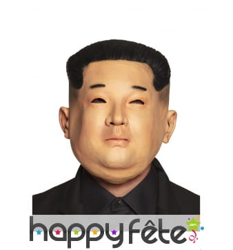 Masque de Kim Jong Un en latex pour adulte