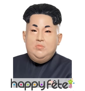 Masque de kim jong un en latex