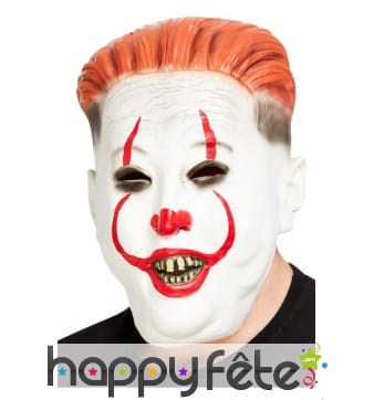 Masque de Kim Jong Un version clown Ca, intégral