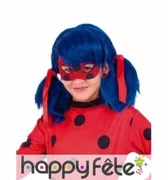 Masque de Ladybug pour Enfant, effet brillant