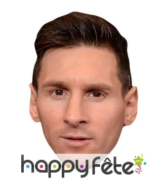 Masque de Lionel Messi en carton plat