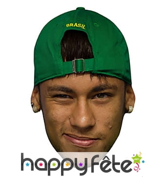 Masque de Neymar en carton plat