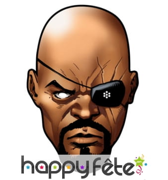 Masque de Nick Fury en carton, BD Avengers