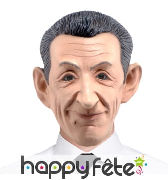 Masque de Nicolas Sarkozy intégral