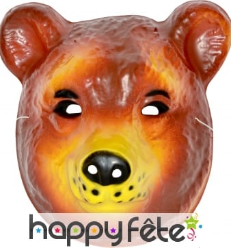 Masque d'ours pour enfant