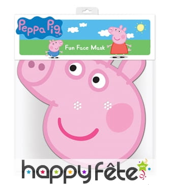 Masque de peppa pig en carton