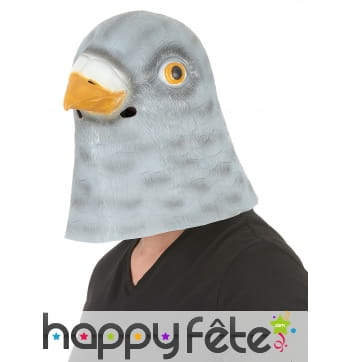 Masque de pigeon intégral en latex