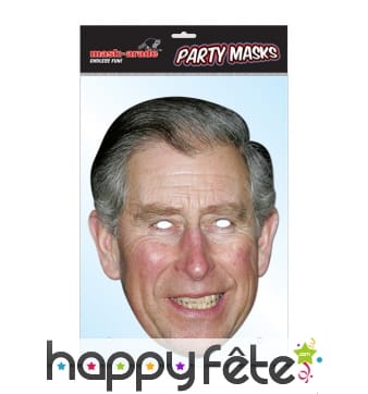 Masque du Prince Charles, en carton