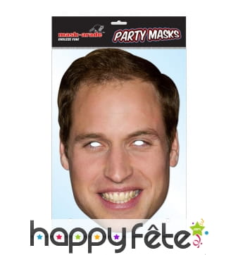 Masque du Prince William, en carton