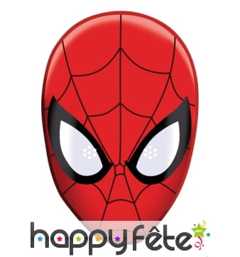 Masque de spiderman BD en carton plat