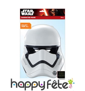 Masque de stormtrooper en carton plat