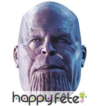 Masque de Thanos Avengers Infinity War en carton