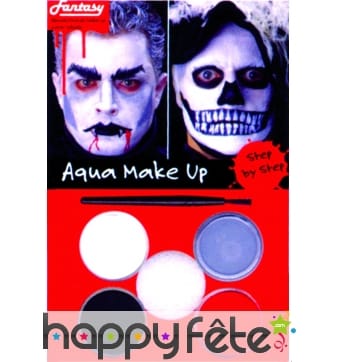 Maquillage de vampire ou zombie aquaexpress