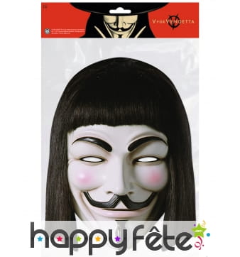 Masque de V pour vendetta en carton