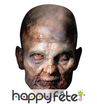 Masque de vieux zombie, Walking Dead