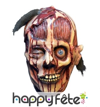 Masque de zombie écorché vif