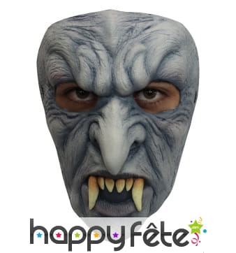 Masque facial de monstre vampire en latex