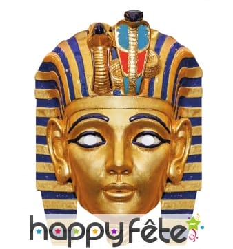 Masque funéraire de Toutankhamon en carton