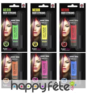 Mascara fluo pour cheveux UV