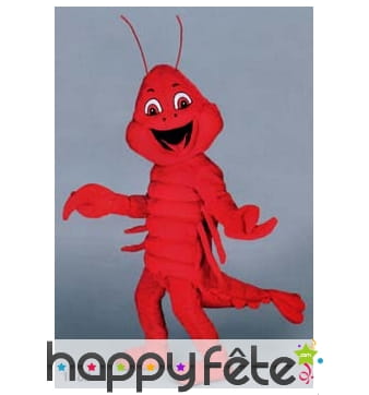 Mascotte homard rouge