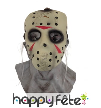 Masque intégral de Jason avec partie détachable