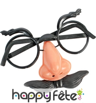 Mini lunettes faux nez avec moustaches