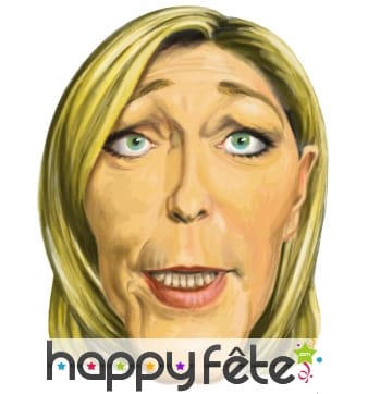 Masque marine le pen caricature