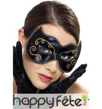 Masque noir or